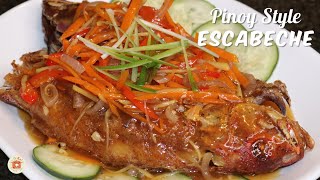 How to cook ESCABECHE  Filipino Sweet and Sour Fish [upl. by Othilie]