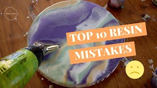 TOP 10 RESIN MISTAKES and how to fix them in 2022 [upl. by Nivak501]