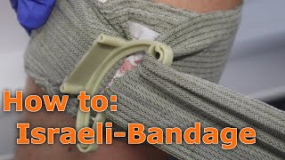 Israeli Bandage  Taktische Medizin 33 [upl. by Mills]