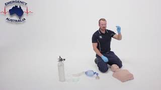 Inserting an oropharyngeal airway OPA Emergency Australia [upl. by Noedig62]