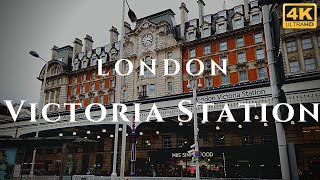 London Victoria Station Walk Through England 4K [upl. by Anila]