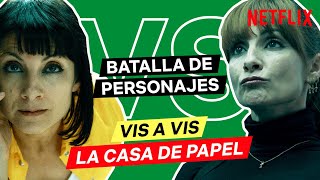 LA INSPECTORA SIERRA vs ZULEMA  VIS A VIS  La Casa de Papel  Netflix España [upl. by Ennej]