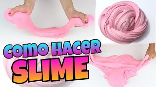 DIY  Como Hacer SLIME  FÁCIL Y SIN BÓRAX  NatyGloss [upl. by Erised974]