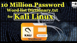 Password Wordlist Dictionarytxt for kali Linux and Windows  Aircrackng Wireshark 📚👔🎓 [upl. by Domel]