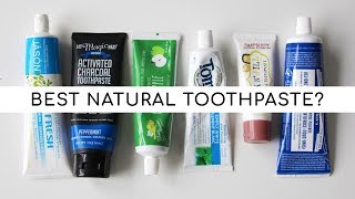 6 Natural Toothpaste Brands Reviewed  FluorideFree Vegan Kid Friendly [upl. by Radec]