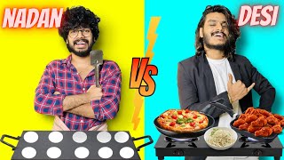 THATTUKADA vs 5 STATR HOTEL FOOD CHALLENGE 🤩 [upl. by Eugnimod]