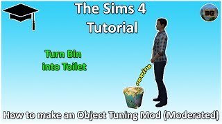 The Sims 4 Tutorial How to make an Object Tuning Mod Moderate [upl. by Awram]