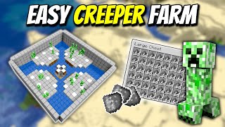 Creeper Farm  Minecraft Tutorial Java Edition [upl. by Doak367]