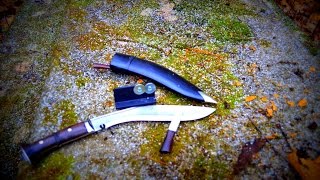 This is How to Sharpen A Kukri FAST TUTORIAL [upl. by Tore]