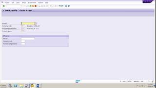 How to create a Vendor Master Record in SAP MM [upl. by Jacobsen]