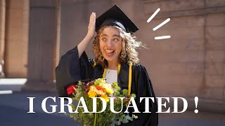 GRADUATE UNIVERSITY WITH ME 🎓  Graduation Vlog 2023 [upl. by Bessie]