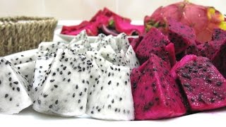 How Do You Cut and Eat a Dragon Fruit Pitaya  Dietplan101com [upl. by Aidahs]