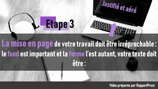 Comment réaliser son rapport de stage en 5 étapes [upl. by Meilen]