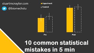 Ten Statistical Mistakes in 5 Min [upl. by Nataline]