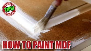 How to paint MDF  DIY tips [upl. by Iruy]