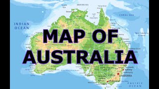 MAP OF AUSTRALIA [upl. by Rosalyn]