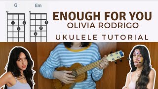 enough for you  Olivia Rodrigo Easy Ukulele Tutorial with Tabs Chords play along and lyrics [upl. by Timmie147]