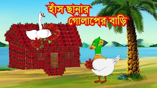 হাঁস ছানার গোলাপের বাড়ি  Duckling Rose House  Sialer cartoon  Bangla cartoon  rupkothar golpo [upl. by Saixela]