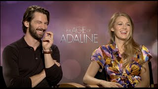 THE AGE OF ADALINE interviews  Blake Lively Michiel Huisman Lee Tolan Krieger [upl. by Eidson]