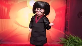 Edna Mode from quotIncrediblesquot  FIRST LOOK at character for Pixar Pier at Disneyland Resort [upl. by Hcardahs]