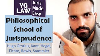 Philosophical School of Jurisprudence [upl. by Anaitit206]