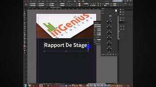 Example design rapport de stage Indesign [upl. by Ocire]