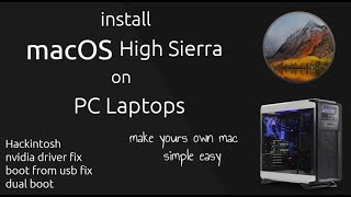 install macOS High Sierra on Pc laptops Hackintosh Olarila [upl. by Reckford991]