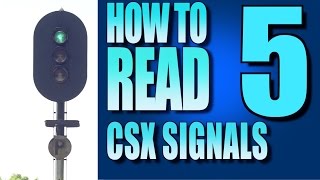 How To Read Signals On The CSX Part 5  ABS Signals [upl. by Aneeled]