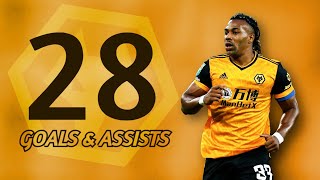 Adama Traoré  All Goals amp Assists for Wolves🐺⚡ [upl. by Artimed]