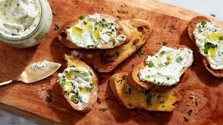 Homemade Cheese Spread With Garlic and Herbs [upl. by Lig466]