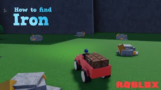 Where to find Iron Ore  Factory Simulator  Roblox [upl. by Anuaek]