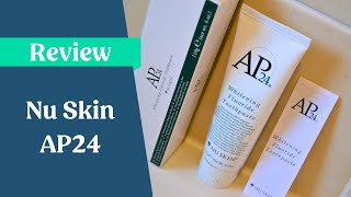 Nu Skin AP24 Fluoride Whitening Toothpaste Review [upl. by Bald]