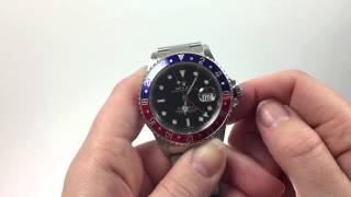 How to Set the Time for the Rolex GMTMaster II [upl. by Nilre]