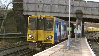 Half an Hour at 216  Birkenhead North Station 1022017  Class 507 508 terminus [upl. by Oinigih799]