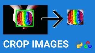 Crop images with Opencv and Python [upl. by Lehcnom]