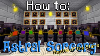 How to Astral Sorcery  Mantle of the Stars Minecraft 1165 [upl. by Michaeline]