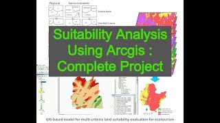 Suitability Analysis Using Arcgis  Complete Project [upl. by Dranik]