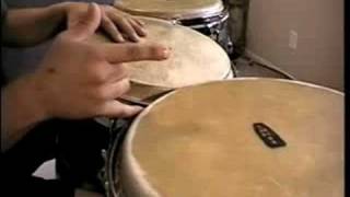 Guaguanco on two congas  for beginners [upl. by Isaacson]