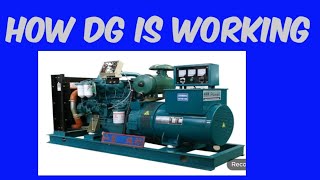 DIESEL GENERATOR WORKING [upl. by Ettennad]