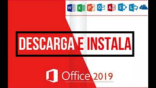 Descarga e instala Office 2019 muy fácil actívalo sin programas🚀  Windows 10 actualízate ya👍 [upl. by Kandace865]