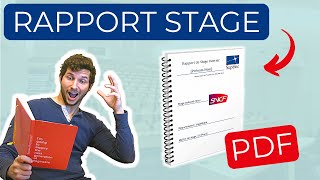 📒 RAPPORT DE STAGE Ouvrier Exemple  3 Conseils Stage Ingénieur 1A [upl. by Aihcela]