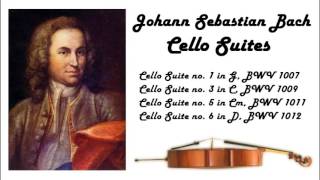 Johann Sebastian Bach  Cello suites in 432 Hz great for reading or studying [upl. by Ydok65]