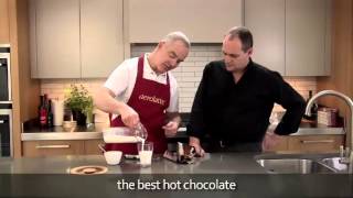 How to make a hot chocolate using an aerolatte milk frother [upl. by Bary]