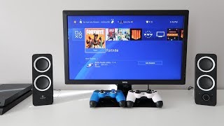 How to CONNECT PC Speakers to PS4 EASY [upl. by Triley]