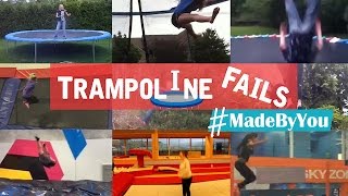 Trampoline Fails MadeByYou [upl. by Olinde]