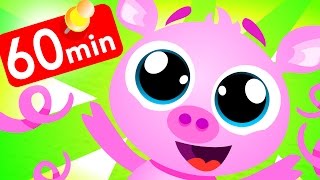 Baby Pigs Oink Oink Compilation by Little Angel Nursery Rhymes and Kids Songs [upl. by Bowers]