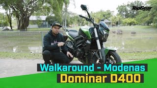 Walkaround 2021 Modenas Dominar D400  TopGear Malaysia [upl. by Enilraep922]