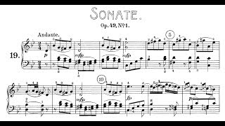 Beethoven Sonata No19 in G Minor Op49 No1 Biret Lewis [upl. by Anauq474]