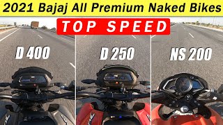 2021 Bajaj Dominar 400  Dominar 250  Pulsar NS 200  Top Speed [upl. by Fred]