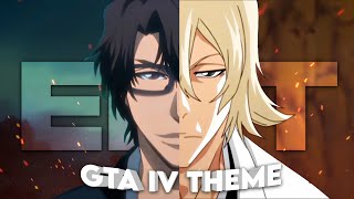 Aizen x Urahara  GTA IV Theme Edit [upl. by Adnicul]